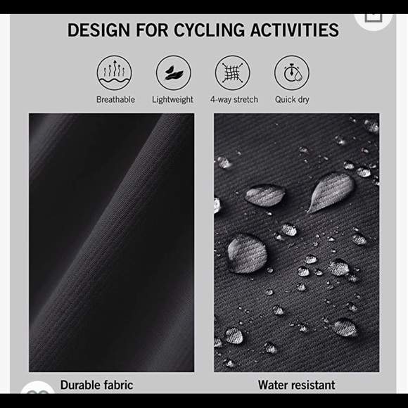 BALEAF Men's Mountain Bike Shorts Loose Fit MTB Cycling Pants Quick Dry Elastic - Picture 3 of 7